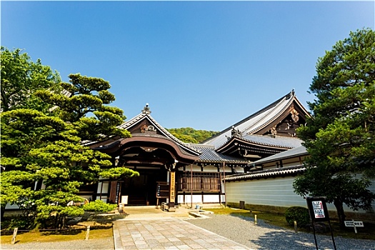 庙宇,入口,小路,京都