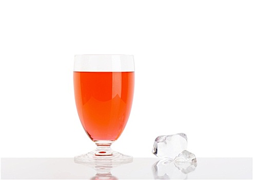 玻璃杯,新鲜,红色,果汁