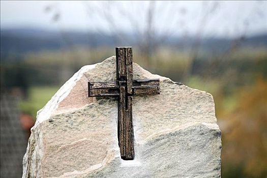 十字架,墓地,德国