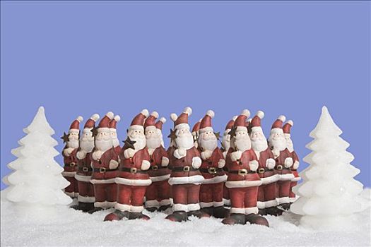 圣诞老人,唱,合唱团