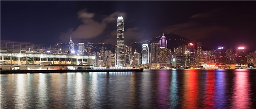 海洋,香港,城市天际线