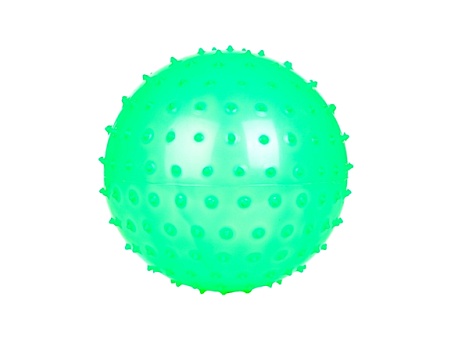 绿色,球,针状物