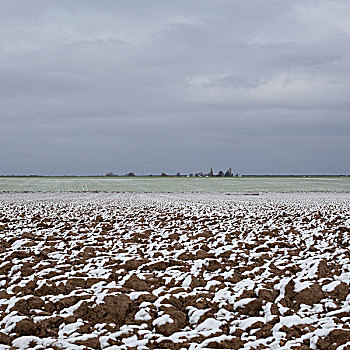 雪,诺曼底