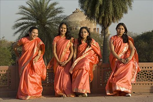 年轻,印度女人,德里,印度