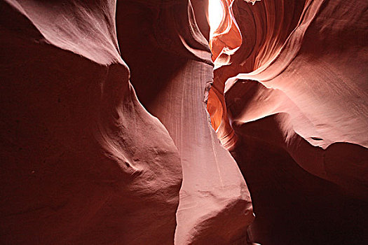 羚羊峡谷,山洞,岩洞,红砂岩,岩石,纹理,峡谷,山谷,亚利桑那州,北美洲,美国,自然,风景,阳光,日出,蓝天,全景,文化,景点,旅游