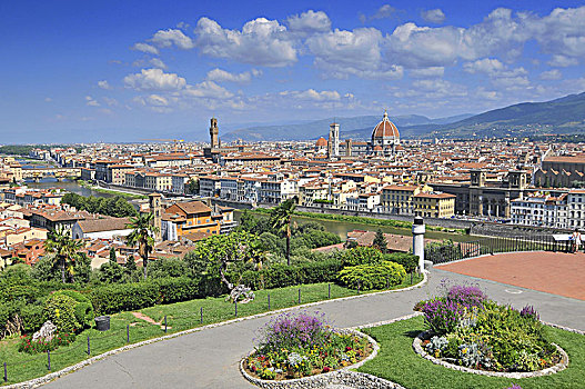 俯视,佛罗伦萨,米开朗基罗,意大利