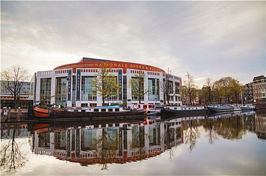 歌剧院,芭蕾舞,建筑,阿姆斯特丹