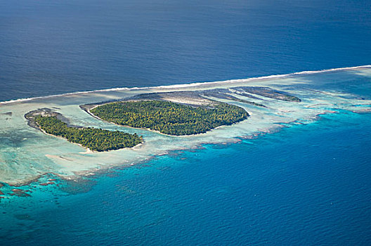 朗伊罗阿岛,环礁,法属玻利尼西亚,太平洋