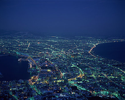 夜景,函馆