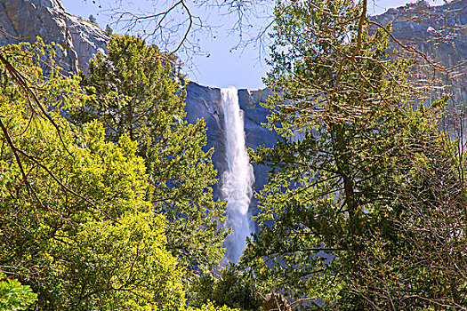 优胜美地,瀑布,国家公园,加利福尼亚