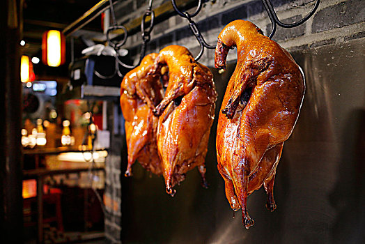 北京烤鸭,美味,厨房,菜肴