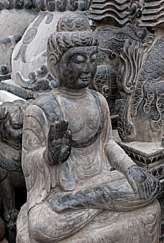 佛像,潘家园,古玩市场,北京,中国