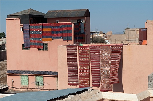 摩洛哥,建筑,地毯