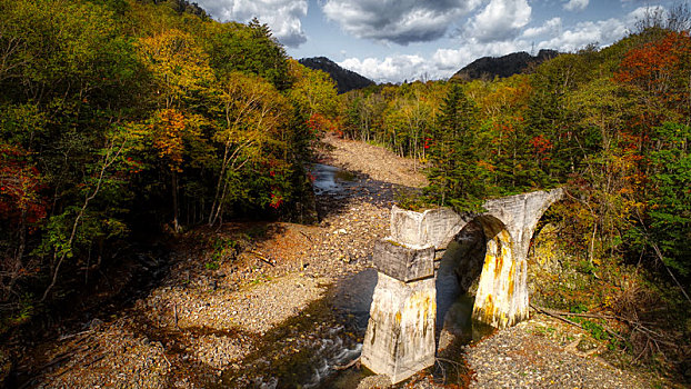 桥,北海道,日本