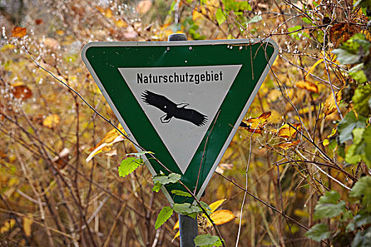 标识,德国,自然保护区,莱茵兰普法尔茨州,欧洲