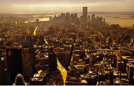 城市天际线,纽约,美国