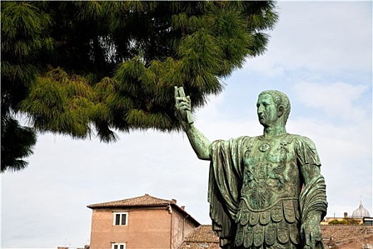 铜像,帝王,罗马