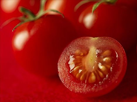 成熟,西红柿,平分
