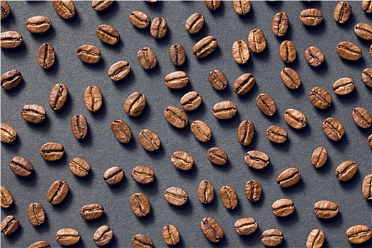 俯视,咖啡豆