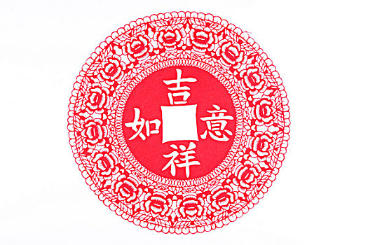 中国,纸,切