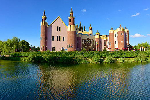 安徒生童话乐园的城堡