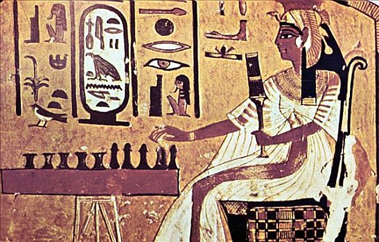 壁画,墓地,底比斯,古埃及,第十九王朝,公元前13世纪,艺术家,未知