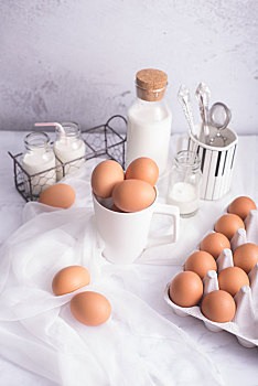 鸡蛋牛奶营养健康健身增肌减脂早餐