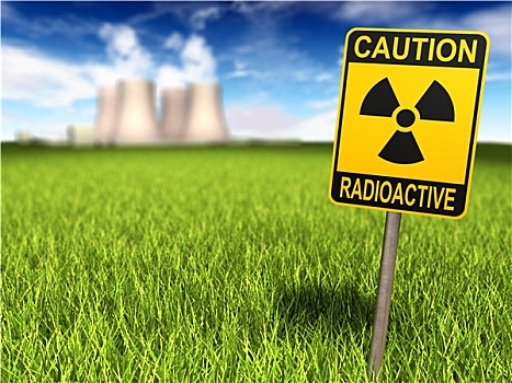 放射性,标识,核电站