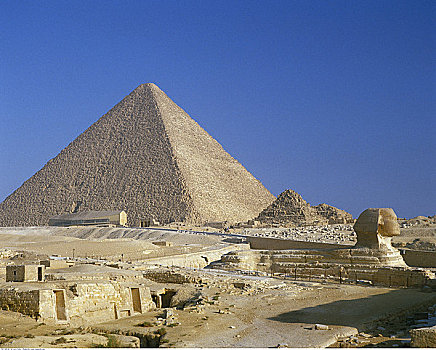 狮身人面像,基奥普斯金字塔,吉萨金字塔,埃及