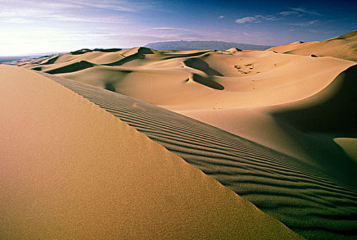 亚洲,蒙古,戈壁沙漠,沙丘