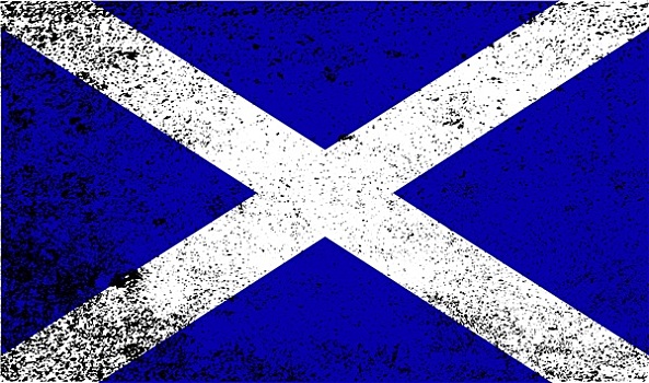 苏格兰,旗帜,低劣