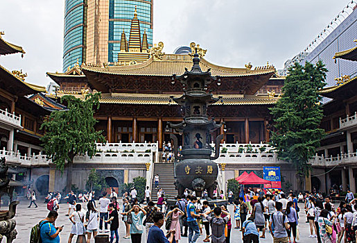 上海静安寺风光