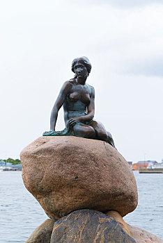 小美人鱼,雕塑,哥本哈根