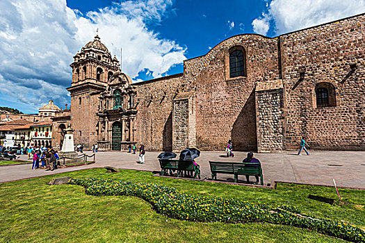 麦塞德,教堂,寺院,库斯科,秘鲁