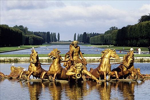 阿波罗,喷泉,凡尔赛宫,法国,欧洲