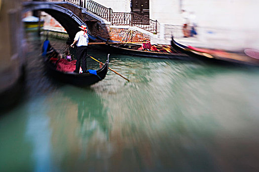 意大利,威尼斯,聚焦,小船,运河