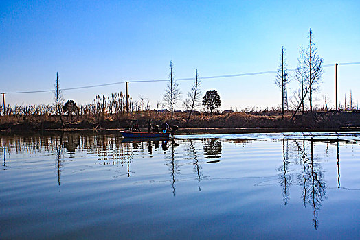 大嵩江,水库,水闸,白鹭