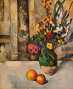 花瓶,19世纪,世纪,艺术家,塞尚