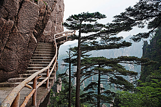 楼梯,黄山,屯溪,安徽