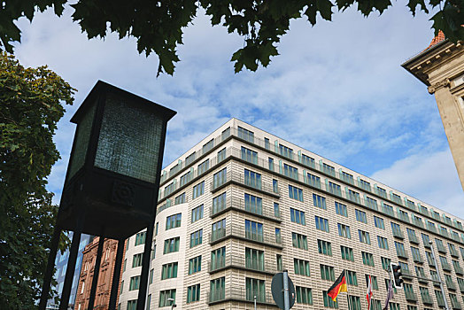 德国柏林市区建筑物,居民楼与商务楼建筑设计