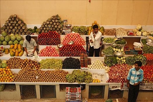 蔬菜,市场,果阿,印度,亚洲