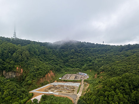 广东惠州高榜山下的驾校教练场