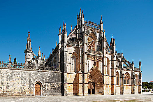 14世纪,圣玛丽亚修道院,维多利亚,巴塔利亚,战斗,教堂,葡萄牙