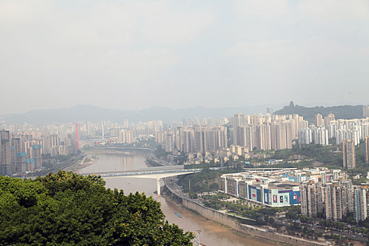 重庆两江,嘉陵江,长江,两岸城市风光