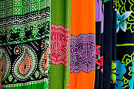 印度尼西亚,艺术,市场,流行,工艺品,乡村,传统,编织物,纺织品