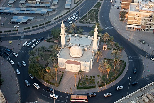 清真寺,环岛,科威特城,中东