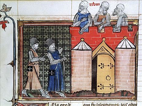 骑士,圣殿骑士,耶路撒冷,14世纪,艺术家,未知