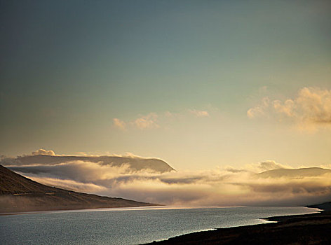 海洋,雾气,苏格兰