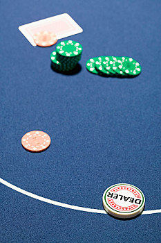 赌场,桌子,筹码,庄家,纸牌
