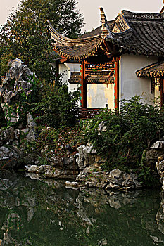 杭州西溪湿地的古建筑